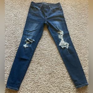 American Eagle Distressed High Rise Jeans